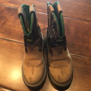 Boys John Deere Boots size 10 1/2